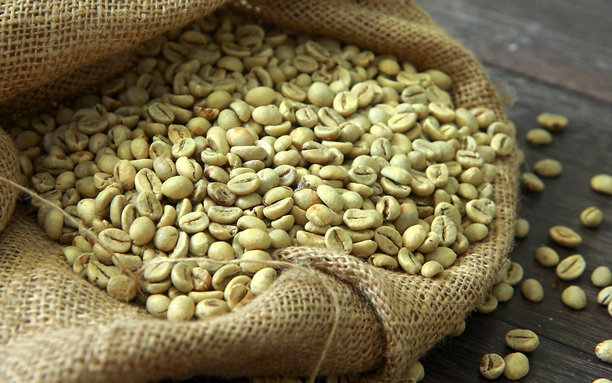 Green Coffee beans- A natural source of caffeine antioxidant and free radical scavenging polyphenols